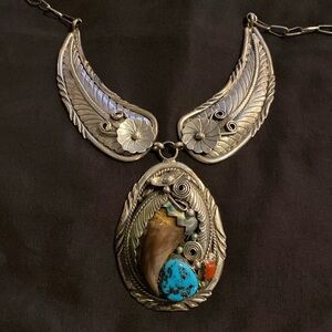 Percy Spencer Sterling Silver necklace-Stunning!!